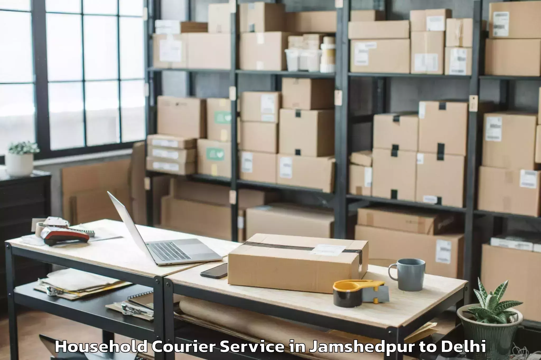 Comprehensive Jamshedpur to East Delhi Mall Household Courier